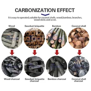 Eucalyptus Wood Carbonization Furnace Oak Hardwood Carbonization Kiln EPC thumbnail-3