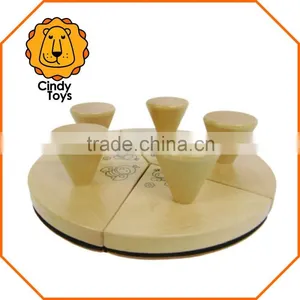Wooden Mandala Stamps Funny Lnsects 5 Pcs for Kids thumbnail-2