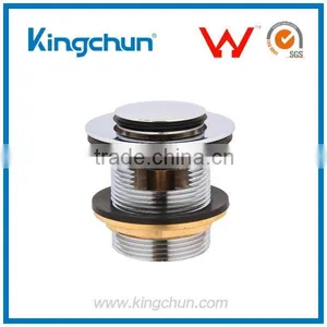 Watermark Custom Wholesale Bathtub Waste Accessories Pop up Chrome Plated With Overflow(K260) thumbnail-1