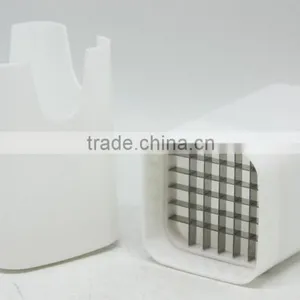 PROMOTIONAL WHITE & STRONG PLASTIC PP + S/S #430 POTATO CHIPS MAKER thumbnail-2