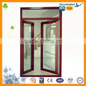Wood Finish Aluminium Extrusion for Folding Door thumbnail-1