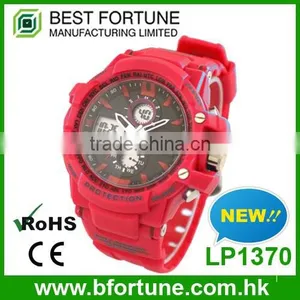LP1370 Hot Product Pantone Color pu Strap Dual Time Vogue Watch thumbnail-1
