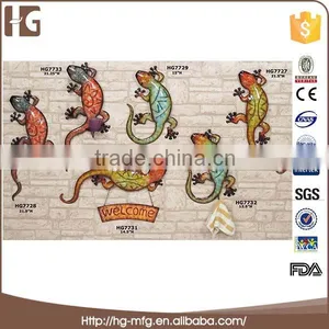 Promotional Elegant Candle Holder Metal Gecko Wall Decor thumbnail-4