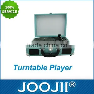 Factory Direct Suitcase Retro Wooden Turntable Record Player thumbnail-4
