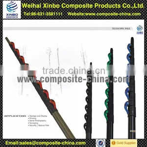 Excellent Corrosion Telescopic Pole With Horizontal Clamps for Locking System thumbnail-3
