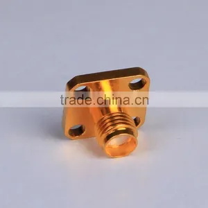 RF SMA 4 Holes Bulkhead Panel Mount Connector thumbnail-4