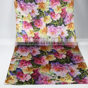 Silk Fabric Chiffon Silk Scarf Digital Floral Decent Printed Fashionable Scarf thumbnail-4
