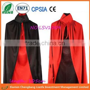 Wholesale Adults/kids Red Cloaks,customized Red Capes Halloween Vampires Cloaks,Collar Cape Vampire Costume Cloaks thumbnail-1