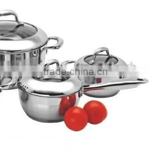 Conical Apple Shape Stainless Steel Kitchen Ware Casserole Sets Dream Range thumbnail-1