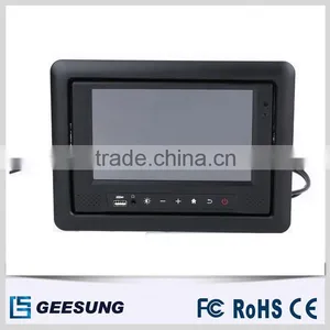 7 Inch Car Headrest With Adjustable Post /car Headrest Android Monitor thumbnail-1