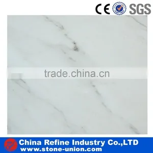 Polished Staturio Bianco Chinese White Marble Flooring Tiles thumbnail-1