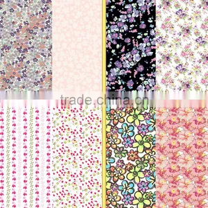 Nylon Spandex Printed Swimwear Fabric /Flower Design Printing Fabric for Underwear and Intimate Clothes thumbnail-1