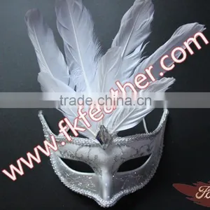 Wholesale Party Mask Masquerade Mask Goose Feather Mask For Carnival thumbnail-1