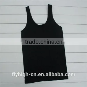 Womens Singlet,ribbed Racer Back Tank Top thumbnail-1