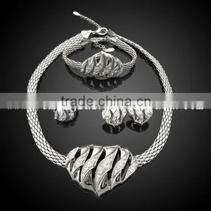 China Wholesale 925 Silver Jewelry Set thumbnail-1