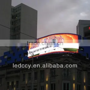 Seamless Connection P12 Outdoor Curved Led tv Advertising Display/Full Color Digital Led Billboard thumbnail-2