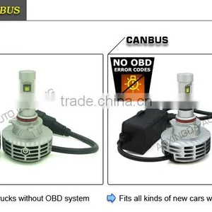 G6 CANBUS LED Headlight 9005 H10 Fanless All in One Design 6000LM 3000K 4300K 6500K 8000K 10000K thumbnail-3