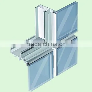 Waterproof Alumnum Glass Curtain Wall thumbnail-1