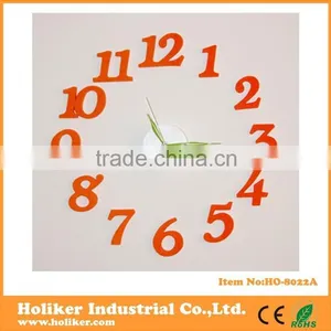 Diy Sticker Wall Clock With EVA Material thumbnail-1