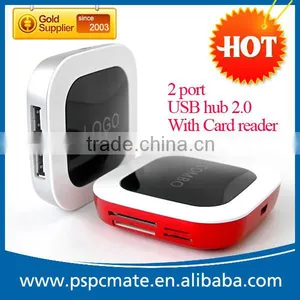 2 Port 2.0 Usb Hub With Card Reader TF thumbnail-1