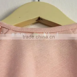 Folded Sleeves Girls Peachy Long Sleeves Cotton Shirt &Children Clothing thumbnail-5