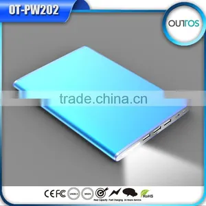 Portable 12000mAh Mini Solar Power Bank Charger thumbnail-1