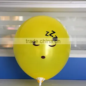 New Design Popular China Supplier Latex Balloon Wholesale Lovely Cute Emoji Balloon thumbnail-3