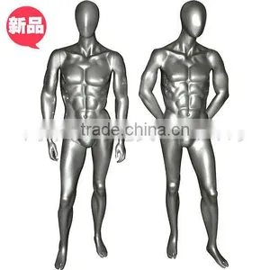 Hottest Silver Male Dress Manequin and Display / Male Manikins/dress Form(949+1005head) thumbnail-1