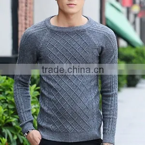 South Korean Fashion Men's Sweaters 2015 Sets New Round Collar for Multi Color Men Sweater thumbnail-4