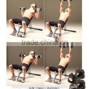 7 Position Folding Multi Bench / Gym Equipment/ Rack/Bench Press thumbnail-3