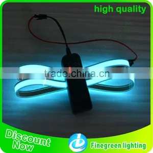 1cm 1m Outdoor Electroluminescent Tape With Battery Inverter, el Strip, Waterproof EL Tape/strip thumbnail-1