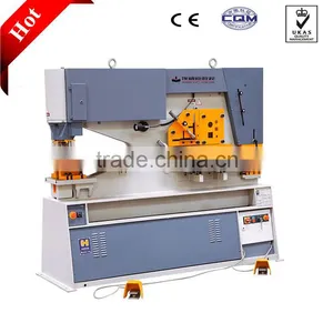 Hydraulic Ironworker Machine to Cut and Punch Carbon Steel Plate,Hydraulic Ironworker Machine thumbnail-1