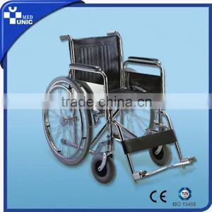 High Quality Chromed Steel Manual Wheelchair thumbnail-1