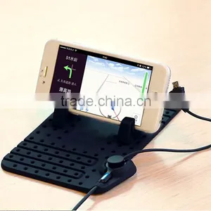 Car Mobile Phone GPS Anti Slip Charging Stand Holder Most Popular thumbnail-3