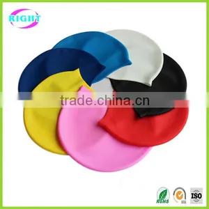 Long Hair Silicone Swimming Cap/swimming Head Cap thumbnail-2