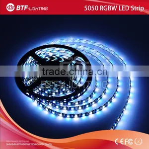 5050 RGBW 5m 60leds/m Led Strip Rgbw RGB+Cold White Strip Waterproof IP65 Black PCB DC12V SMD 5050 Mixed Color thumbnail-5