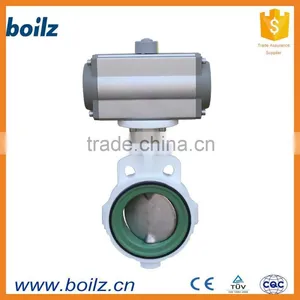 Stainless Steel Wafer Butterfly Valve Dn150 With PTFE Seat thumbnail-1