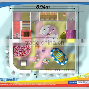 Cheer Amusement Children Indoor Candy Castle Amusement Park thumbnail-3