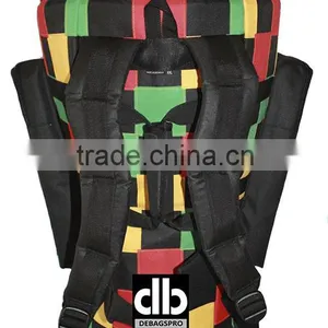 African Djembe Drums Gig Bags Deluxe Rasta Patchwork thumbnail-4