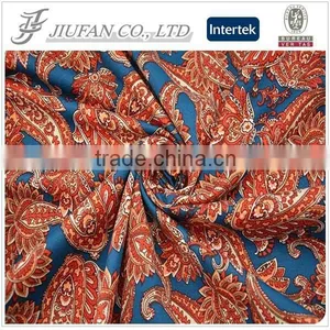 Jiufan Textile Good Quality Printing Polyester Spandex Roma /Ponte Roma Stretch Lycra Knitted Fabric For Garment Shaoxing thumbnail-5