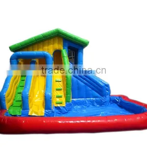 Lanqu Giant Inflatable Pool Slide for Adult Bouncy Slide thumbnail-1