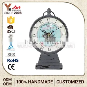 Best Quality Customization Antique Style Modern Metal Wall Art Clock thumbnail-1