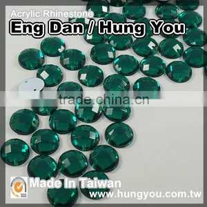 2 Holes Round Shape Rhinestones for Clothes thumbnail-6