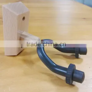 Hot Seller Popular Guitar Hanger,Punk Music Wall Wooden Guitar Hanger thumbnail-2