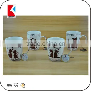 Best Selling Items Full Decal Printing Mug White Coffee New Bone China Cup Mug thumbnail-4