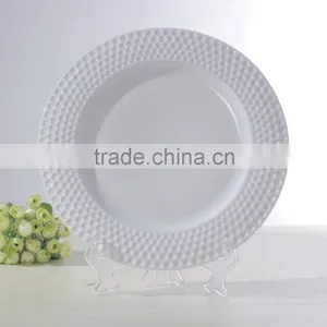 Golf Ball Dimples Pattern Porcelain Plates thumbnail-1