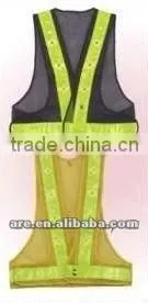 Hi-Visibility LED Safety V Type Mesh Reflective Vest thumbnail-1