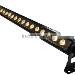 Hot Sale DMX LED Bar 18* 2-in-1 Cool/Warm White LED Wall Washer IP66 Waterproof LED Wash Light thumbnail-1