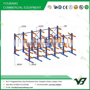 Hot Sell Best Price Multi Level Long Span Heavy Duty Cantilever Racks, Cantilever Rack (YB-WR-C89) thumbnail-1