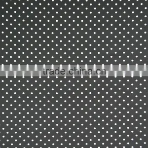 Black Fabric With White Dot Swimwear Fabric Stock thumbnail-4